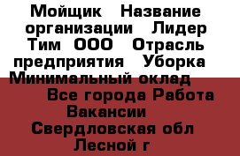 Мойщик › Название организации ­ Лидер Тим, ООО › Отрасль предприятия ­ Уборка › Минимальный оклад ­ 15 300 - Все города Работа » Вакансии   . Свердловская обл.,Лесной г.